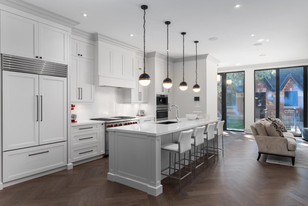 Custom White Cabinetry Kitchen Company Scaled 1 1024x685 